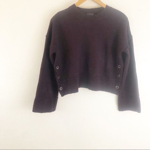 Topshop side button knit sweater size 2 - Picture 1 of 6